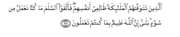 Image of verse in Arabic