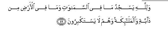 Image of verse in Arabic