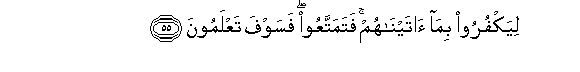 Image of verse in Arabic