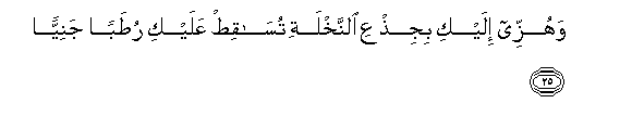 Image of verse in Arabic