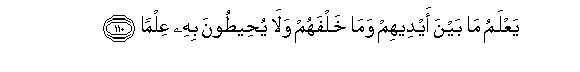 Image of verse in Arabic