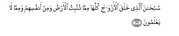 Image of verse in Arabic