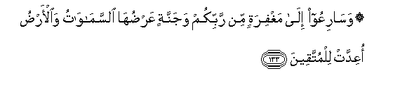 Image of verse in Arabic