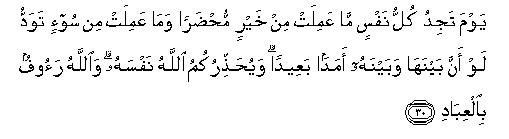 Image of verse in Arabic