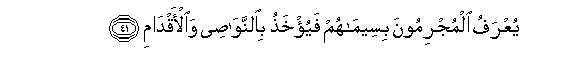 Image of verse in Arabic