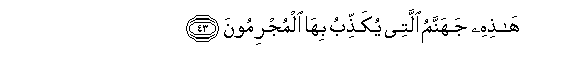 Image of verse in Arabic