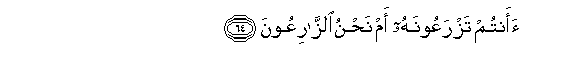 Image of verse in Arabic